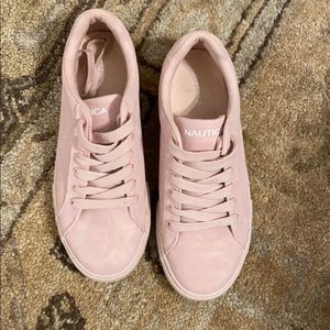 Nautica pink sneakers